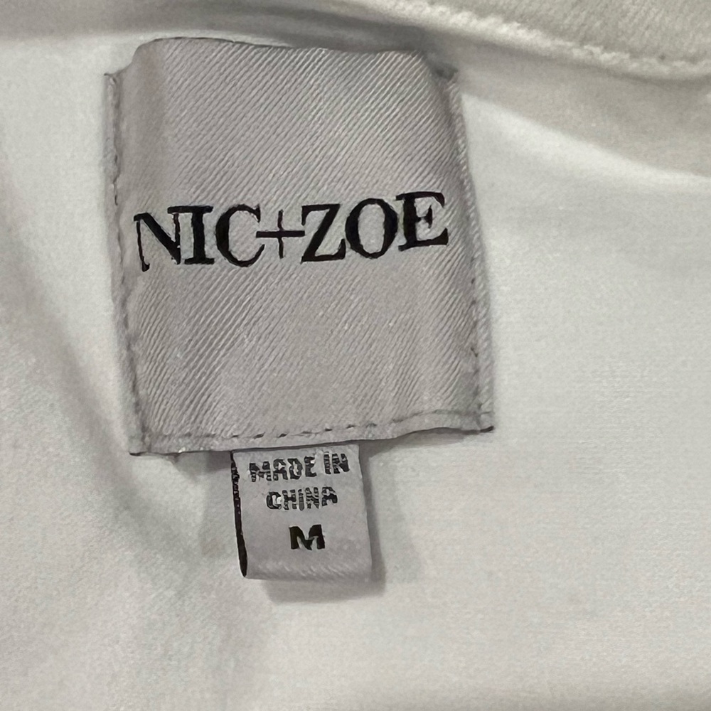White short sleeve denim coat - Picture 2 of 4